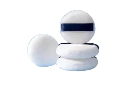 White Velvet puff White Velvet puff
